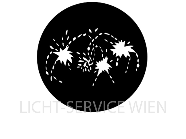 Rosco (DHA) Gobo B-Size - 77800 Fireworks 4A