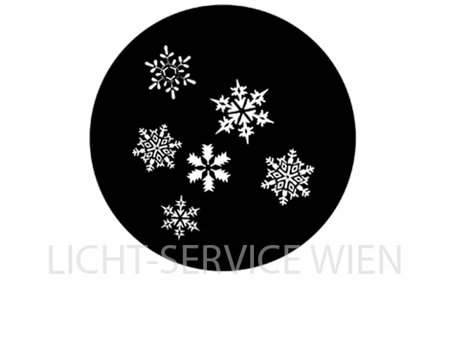 Rosco (DHA) Gobo 25,7mm sw-Glas - 77837 Snowfall
