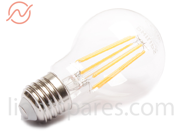 LED Lampe, Birne, CLA, FIL, 8-60W [E27] Philips