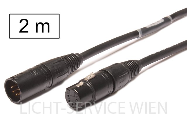 LichtService - Dmx Kabel/Steuerleitung  2m