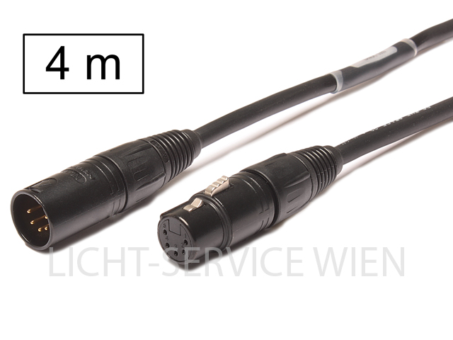 LichtService - Dmx Kabel/Steuerleitung  4m